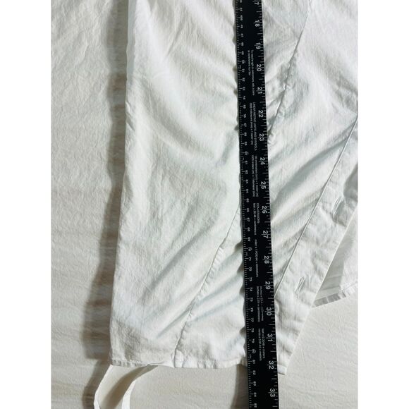 RARE Ann Demeulemeester Women's Sleeveless White Cotton Blouse Asymettrical 40 - Picture 13 of 13